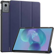 Lenovo Idea Tab Trifold Bookcase Hoes - Donkerblauw