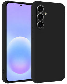 Samsung A57 Hoesje Siliconen Backcover Lichtgewicht - Zwart