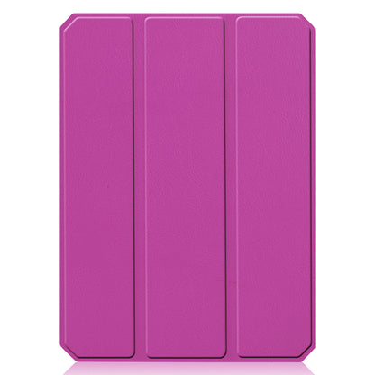iPad Mini 6 Trifold Bookcase Hoes met Penhouder voor Apple Pen - Paars