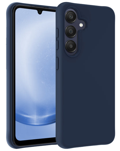 Samsung A25 Hoesje Siliconen - Donkerblauw