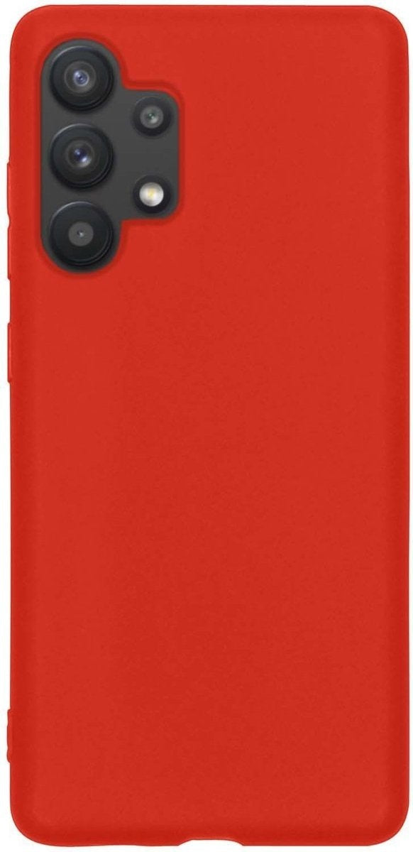 Samsung A32 5G Hoesje Siliconen - Rood