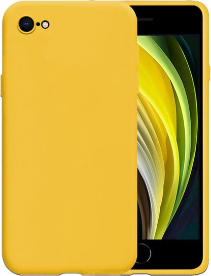iPhone 7 Hoesje Siliconen Backcover Lichtgewicht - Geel