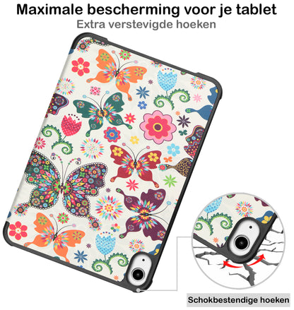 iPad Mini 6 Hoesje Book Case - Vlinders