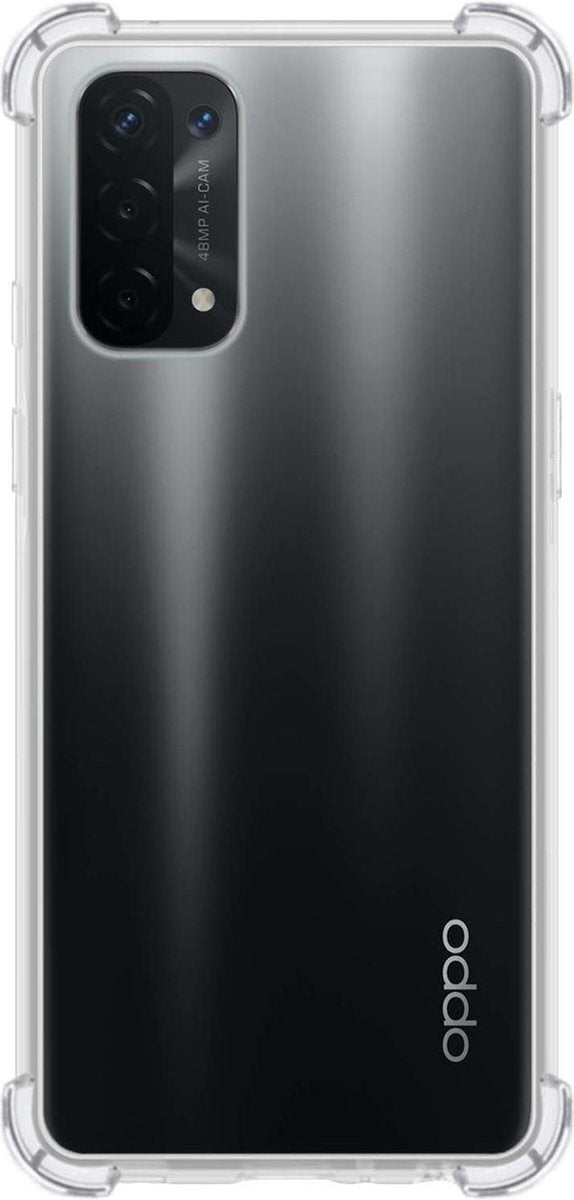 OPPO A74 5G Hoesje Shock Proof Siliconen - Transparant