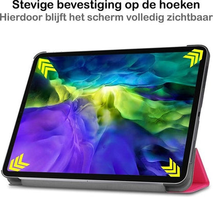 iPad Pro 2020 (11 inch) Hoesje Book Case - Donkerroze