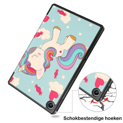 Lenovo Tab M10 Plus 3rd Gen Trifold Bookcase Hoes - Eenhoorn