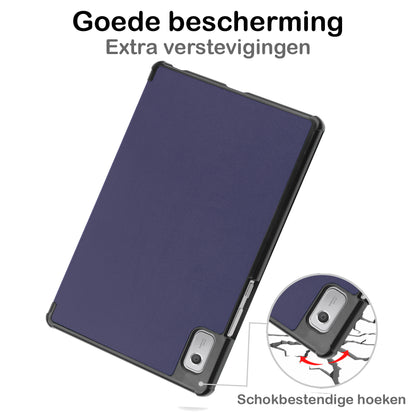 Lenovo Tab M9 Hoesje Book Case - Donkerblauw