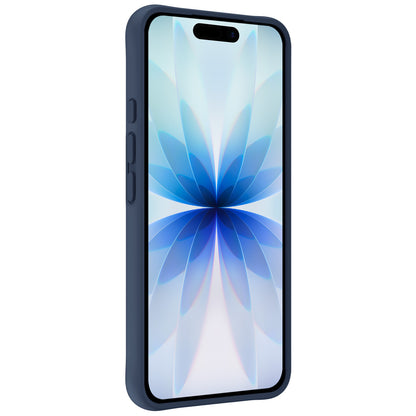 iPhone 17 Hoesje Siliconen Backcover Lichtgewicht - Donkerblauw