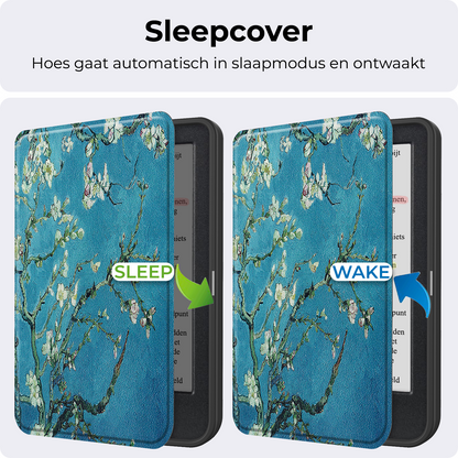 Kobo Clara Colour Bookcase Hoes Shockabsorberend - Bloesem