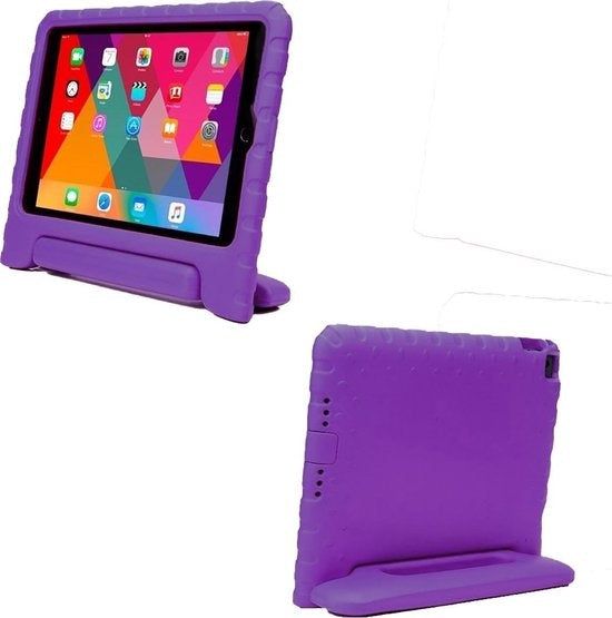 iPad 10.2 2019 Hoesje Kids Cover Bumper - Paars