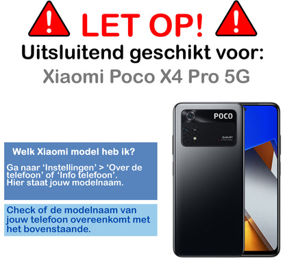 Xiaomi Poco X4 Pro 5G Hoesje Siliconen Backcover Lichtgewicht - Zwart