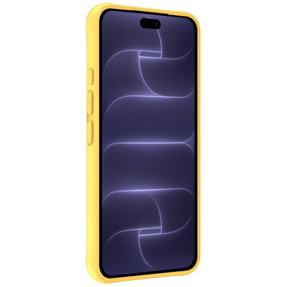 iPhone 18 Pro Hoesje Siliconen Backcover Lichtgewicht - Geel