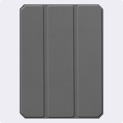 iPad Mini 7 Trifold Bookcase Hoes met Penhouder voor Apple Pen - Grijs