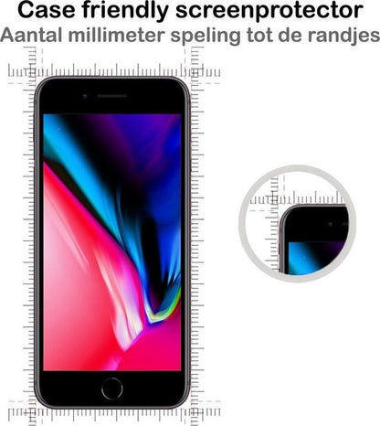 iPhone 8 Plus Screenprotector Gehard Glas - Anti-kras