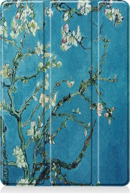 iPad 10.2 2019 Trifold Bookcase Hoes - Bloesem