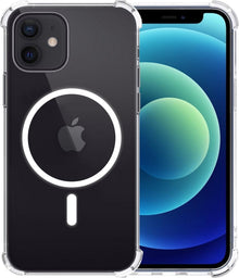 iPhone 12 Mini Hoesje Geschikt voor Magsafe Backcover Shockproof - Transparant