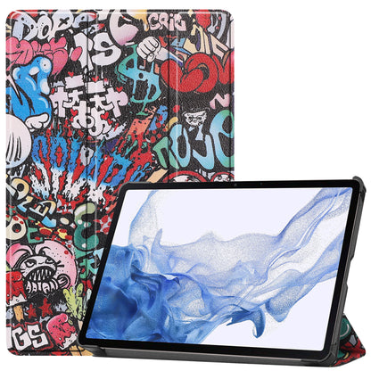 Samsung Galaxy Tab S8 Plus Trifold Bookcase Hoes - Graffity