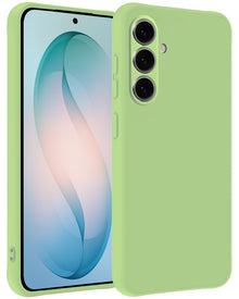 Samsung S26 Plus Hoesje Siliconen Backcover Lichtgewicht - Groen