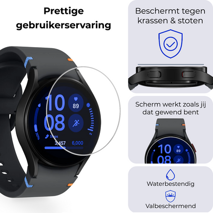 Samsung Watch FE Screenprotector Gehard Glas - Anti-kras