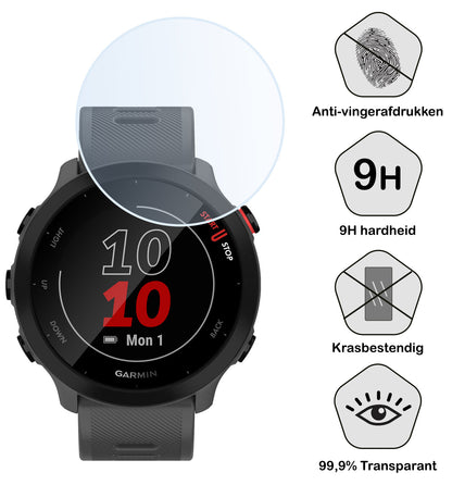 Garmin Forerunner 55 Screenprotector Gehard Glas - Anti-kras