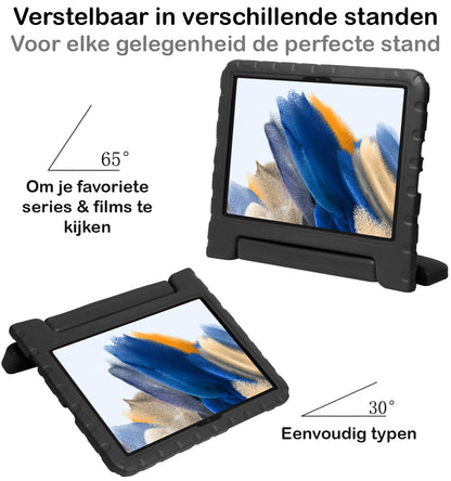 Samsung Galaxy Tab A8 Kinderhoes Shockabsorberend Foam - Zwart