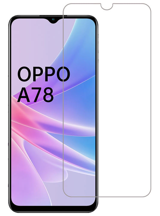 OPPO A78 5G Screenprotector Tempered Glass