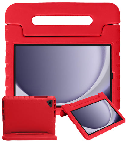 Samsung Galaxy Tab A9 Plus Kinderhoes Shockabsorberend Foam - Rood