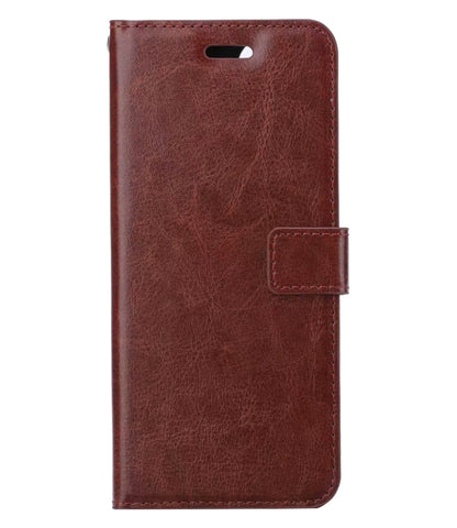Samsung S22 Plus Hoesje Bookcase Cover met Kaarthouder - Bruin
