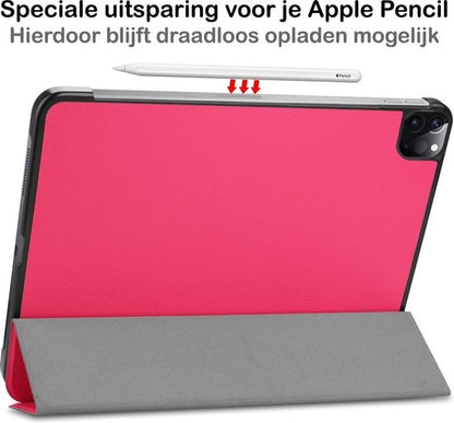 iPad Pro 2020 (11 inch) Hoesje Book Case - Donkerroze