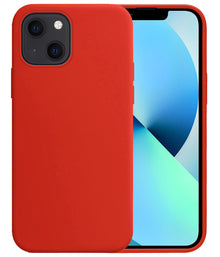 iPhone 13 Mini Hoesje Siliconen Backcover Lichtgewicht - Rood