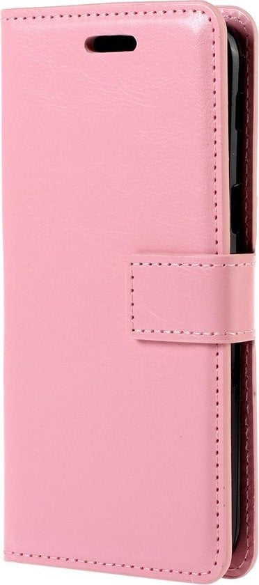 Samsung Galaxy A5 2017 Hoesje Bookcase Cover met Kaarthouder - Lichtroze