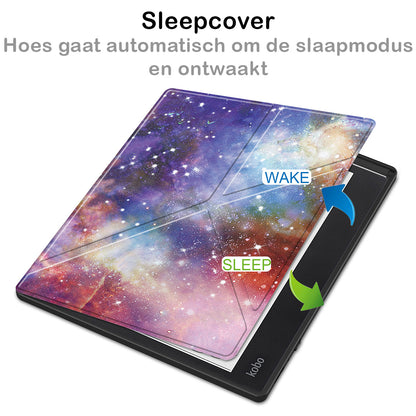 Kobo Elipsa 2E Trifold Hoesje - Galaxy