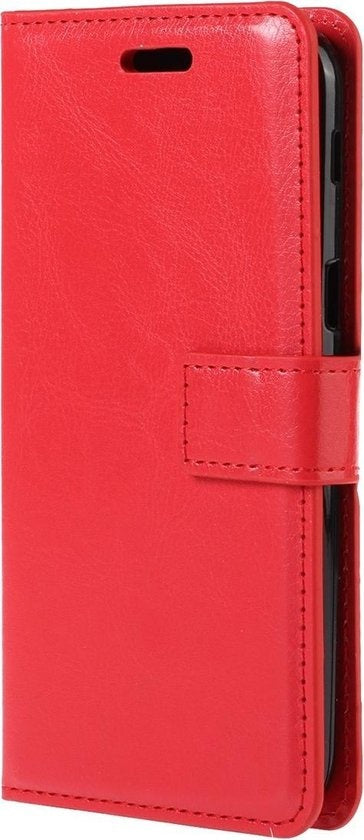 Samsung Galaxy A5 2017 Hoesje Bookcase Cover met Kaarthouder - Rood