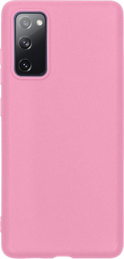 Samsung S20 FE Hoesje Siliconen Backcover Lichtgewicht - Lichtroze