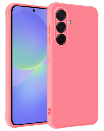 Samsung A36 Hoesje Siliconen Backcover Lichtgewicht - Lichtroze