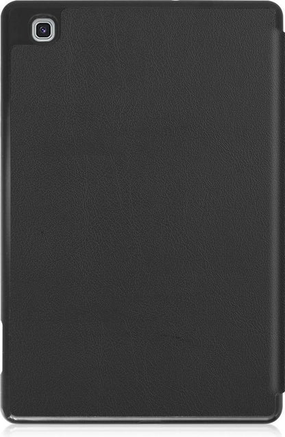 Samsung Galaxy Tab S6 Lite Trifold Bookcase Hoes met Penhouder voor S Pen - Zwart