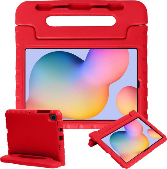 Samsung Galaxy Tab S6 Lite Hoesje Kids Cover Bumper - Rood