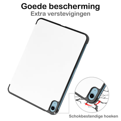 iPad 2022 Hoesje Book Case - Wit