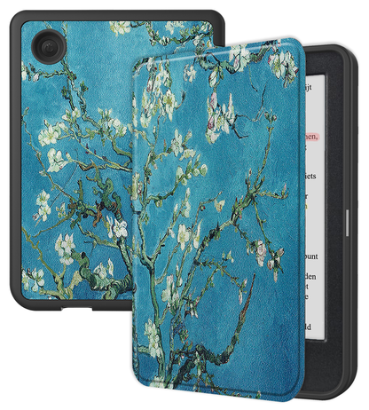 Kobo Clara Colour Bookcase Hoes Shockabsorberend - Bloesem