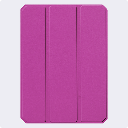 iPad Mini 7 Trifold Bookcase Hoes met Penhouder voor Apple Pen - Paars