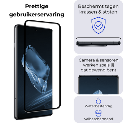 OnePlus 12 Screenprotector Gehard Glas - Full Screen
