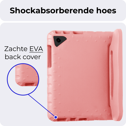 Samsung Galaxy Tab A9 Plus Kinderhoes Shockabsorberend Foam - Zalm