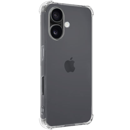 iPhone 16 Plus Hoesje Shock Proof Siliconen - Transparant