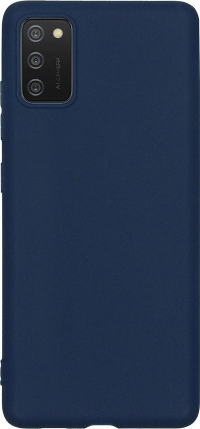 Samsung A02s Hoesje Siliconen Backcover Lichtgewicht - Donkerblauw