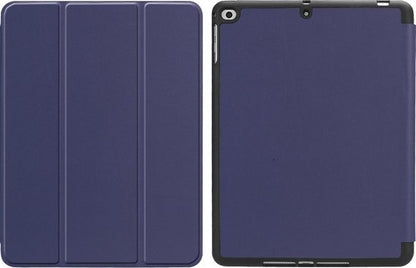 iPad 2018 Trifold Bookcase Hoes - Donkerblauw