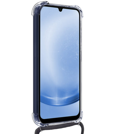 Samsung A25 Hoesje met Koord Backcover Shockproof - Transparant