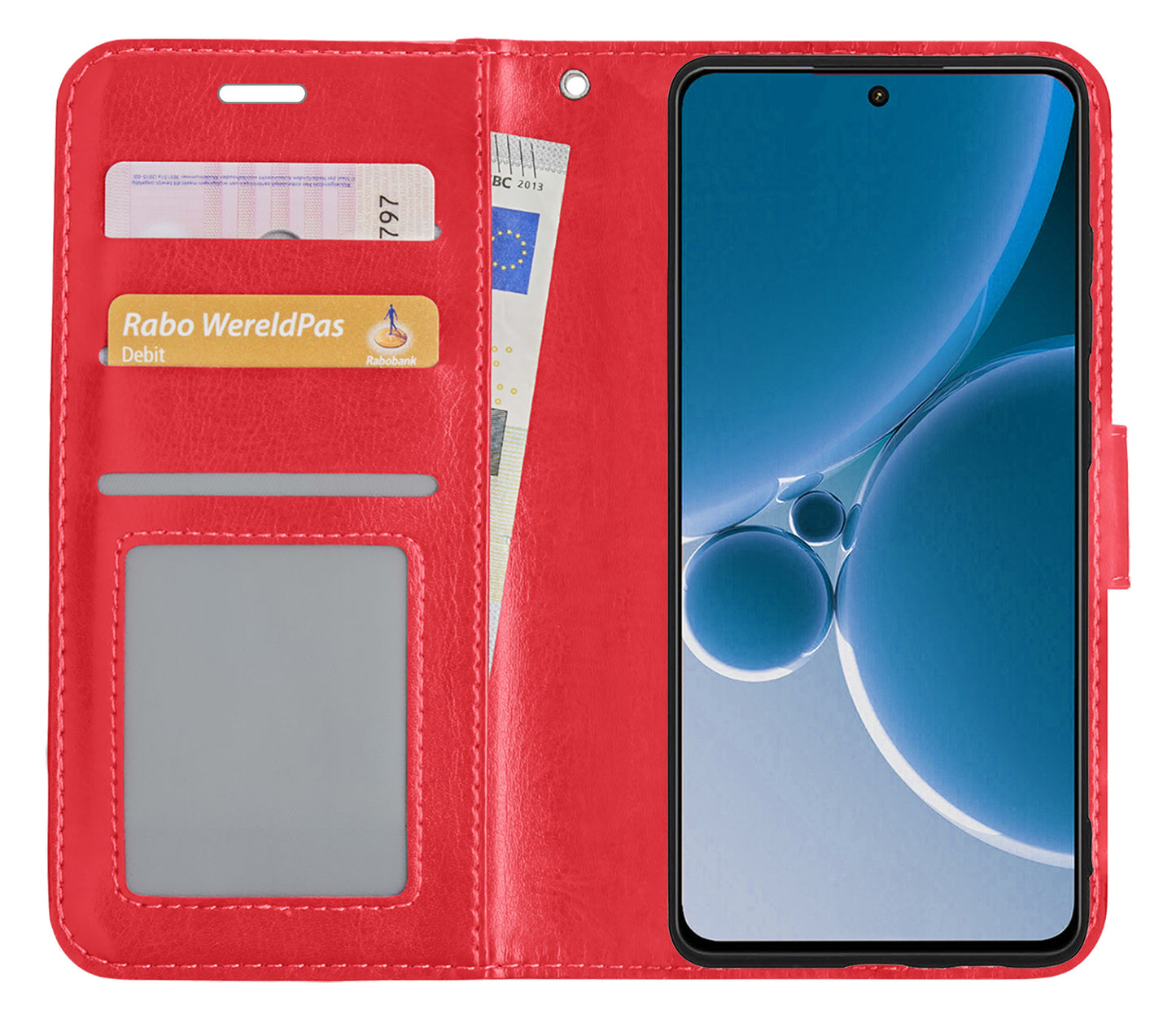 OnePlus Nord 3 Hoesje Book Case Kunstleer - Rood