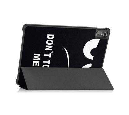 Lenovo Tab M10 5G Trifold Bookcase Hoes - Don't Touch Me
