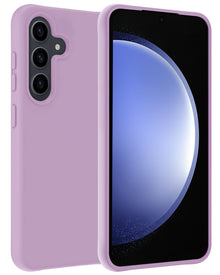 Samsung S23 FE Hoesje Siliconen Backcover Lichtgewicht - Lila