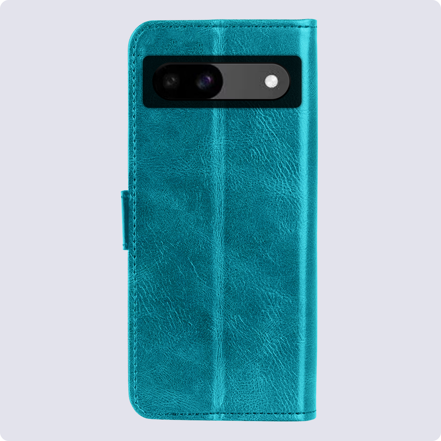 Google Pixel 8a Hoesje Book Case Kunstleer - Turquoise